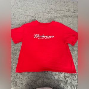 budweiser shirt